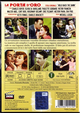 Hold Back the Dawn (Złote wrota) [DVD]