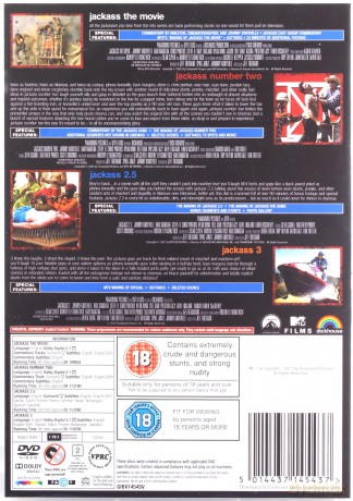 Jackass - the Movie Collection (Jackass: Świry w akcji) [4DVD]