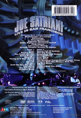 Joe Satriani: Live in San Francisco [DVD]