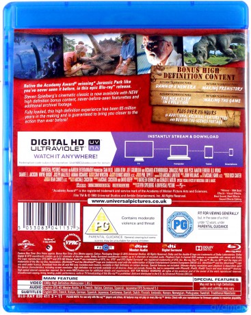 Jurassic Park (Park jurajski) [Blu-Ray]