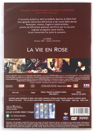 La Vie En Rose (Niczego Nie Żałuję: Edith Piaf) [DVD]