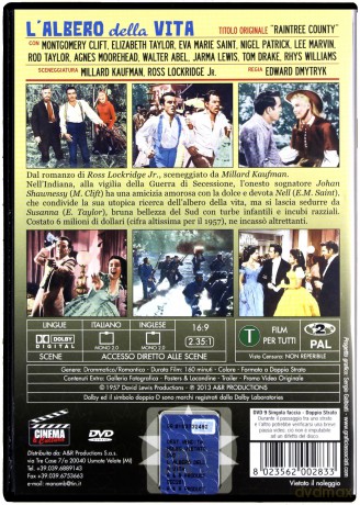 Raintree County (W poszukiwaniu deszczowego drzewa) [DVD]