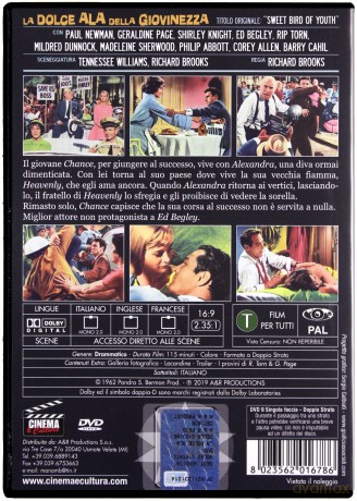 Sweet Bird of Youth (Słodki ptak młodości) [DVD]