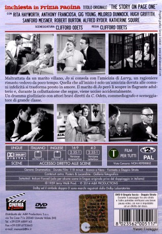 The Story on Page One (Sprawa na pierwszą stronę) [DVD]