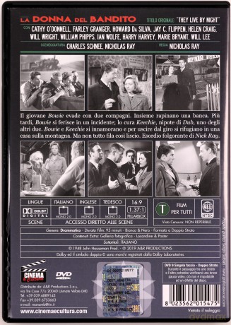 They Live by Night (Oni żyją w nocy) [DVD]
