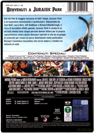 Jurassic Park (Park jurajski) [DVD]