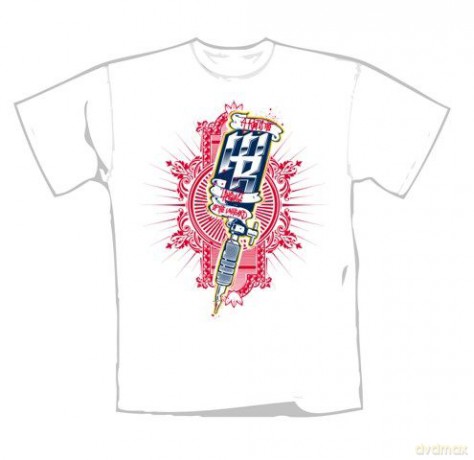 My Riot: Riot Tattoo, White (L) [T-SHIRT]