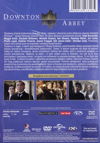 Downton Abbey sezon 1 [3DVD]