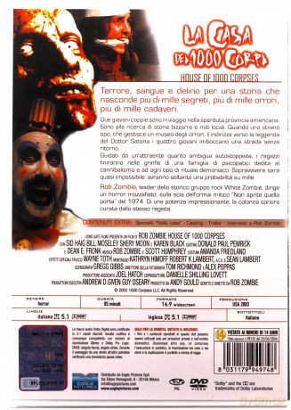 House of 1000 Corpses (Dom 1000 trupów) [DVD]