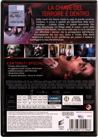 Insidious: The Last Key (Naznaczony: ostatni klucz) [DVD]