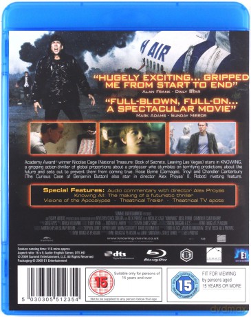 Knowing (Zapowiedź) [Blu-Ray]