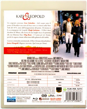 Kate and Leopold (Kate i Leopold) [Blu-Ray]