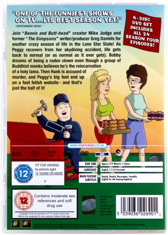 King of the Hill - Season 4 (Bobby kontra wapniaki - Sezon 4) [4DVD]