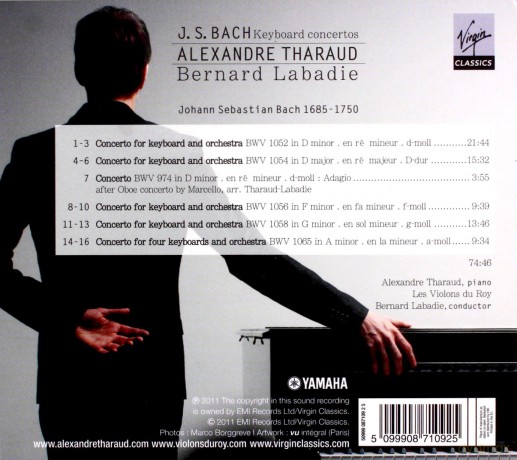 Alexandre Tharaud: Piano Ctos. Bwv 1052, 1054, 1056,1058, 1065 (Limited) [CD]