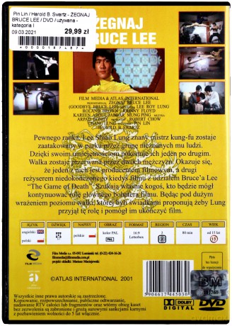 Żegnaj, Bruce Lee [DVD]