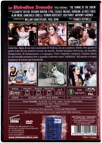 The Taming of the Shrew (Poskromienie złośnicy) [DVD]