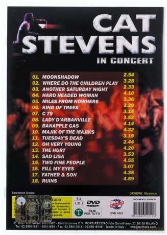 Cat Stevens: In Concert [DVD]