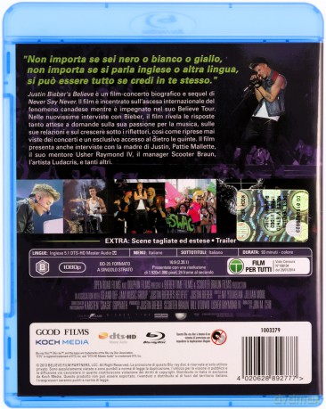 Justin Bieber's Believe [Blu-Ray]