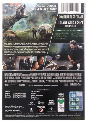 Jurassic World: Fallen Kingdom (Jurassic World: Upadłe królestwo) [DVD]
