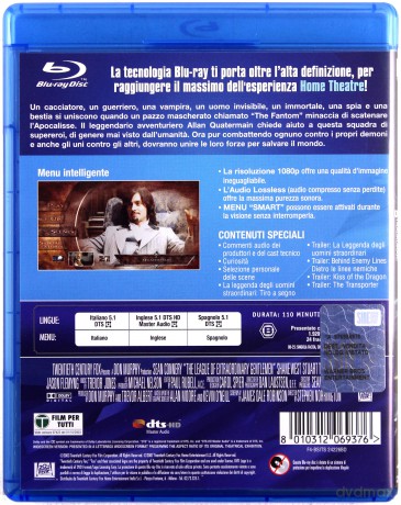 The League of Extraordinary Gentlemen (Liga niezwykłych dżentelmenów) [Blu-Ray]
