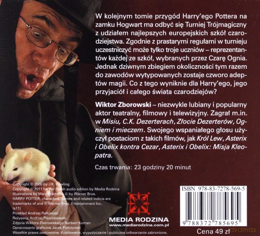 Harry Potter i Czara Ognia - Joanne K. Rowling (digipack) [AUDIOBOOK] [2CD-MP3]