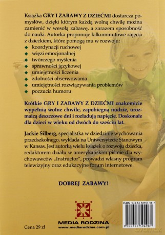 Gry i zabawy z dziećmi - Jackie Silberg [KSIĄŻKA]