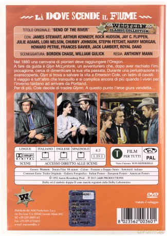 Bend of the River (Zasadzka nad rzeką) [DVD]