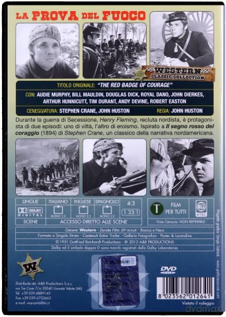 The Red Badge of Courage (Szkarłatne godło odwagi) [DVD]