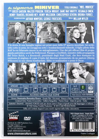 Mrs. Miniver (Pani Miniver) [DVD]