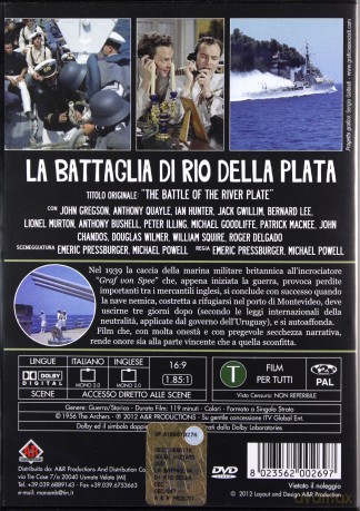 The Battle of the River Plate (Bitwa o ujście rzeki) [DVD]