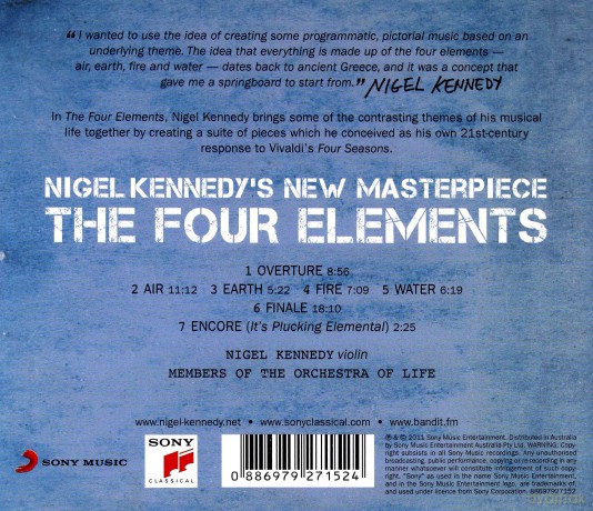 Nigel Kennedy: The Four Elements [CD]
