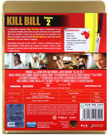 Kill Bill Vol. 2 [Blu-Ray]