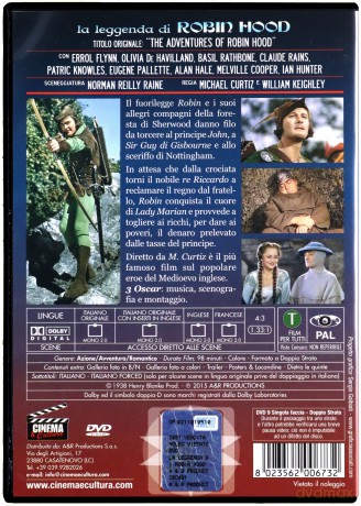 The Adventures of Robin Hood (Przygody Robin Hooda) [DVD]
