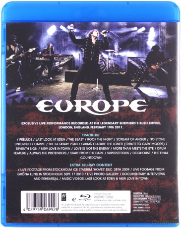 Europe: Live At Shepher's Bush London [Blu-Ray]