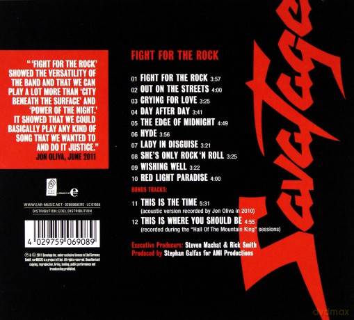 Savatage: Fight For The Rock [CD]