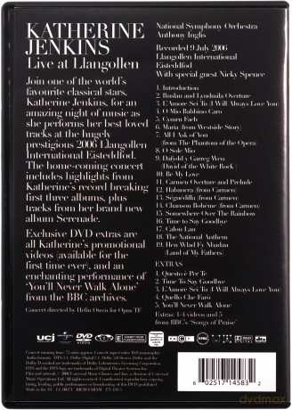 Katherine Jenkins - Live at Llangollen [DVD]