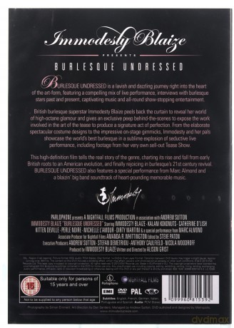 Immodesty Blaize Presents: Burlesque Undressed [DVD]