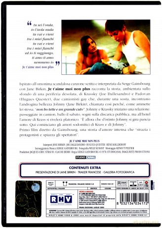 Je t'aime Moi Non Plus [DVD]