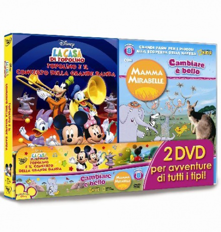 La Casa Di Topolino - Topolino E Il Concerto Della Grande Banda / Mamma Mirabelle #08 (Klub przyjaciół Myszki Miki) [2DVD]