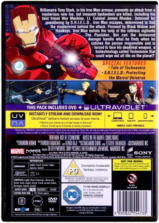 Iron Man: Rise of Technovore [DVD]