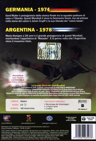 La Grande Storia Dei Goal Mondiali #03 [DVD]