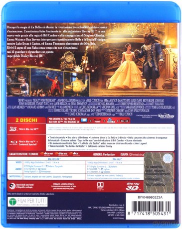 Beauty and the Beast (Piękna i Bestia) [Blu-Ray 3D]+[Blu-Ray]