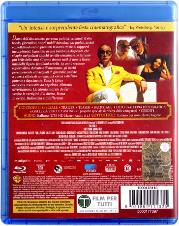 The Great Beauty (Wielkie piękno) [Blu-Ray]