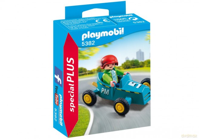 Chłopiec z gokartem 5382 [FIGURKA]