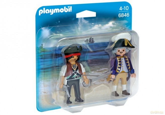 Duo Pack Pirat i żołnierz 6846 [FIGURKA]
