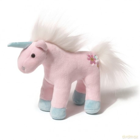 Jednorożec z dźwiękiem 15,5 cm, różowy