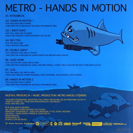 Metro: Hands In Motion [Winyl]