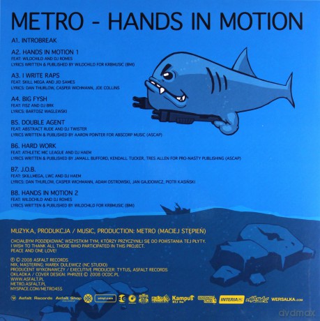 Metro: Hands In Motion [Winyl]