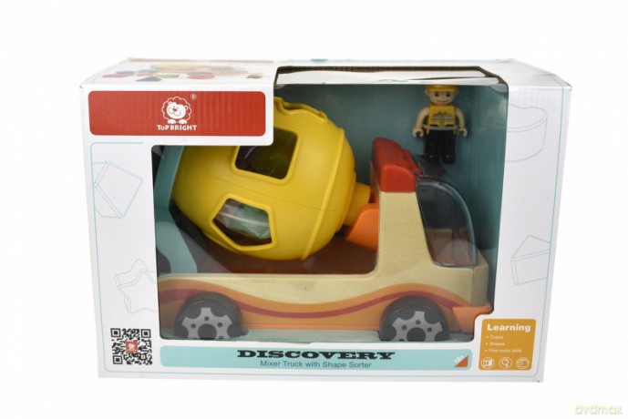 Pojazd Top Bright Betoniarka drewniana sorter