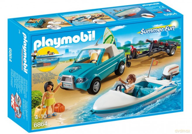 Zestaw figurek Surfer-Pickup z motorówką 6864 [FIGURKA]
